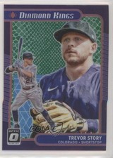 2021 Donruss Optic Diamond Kings Green Dragon Prizm 48/88 Trevor Story #29 0lt3