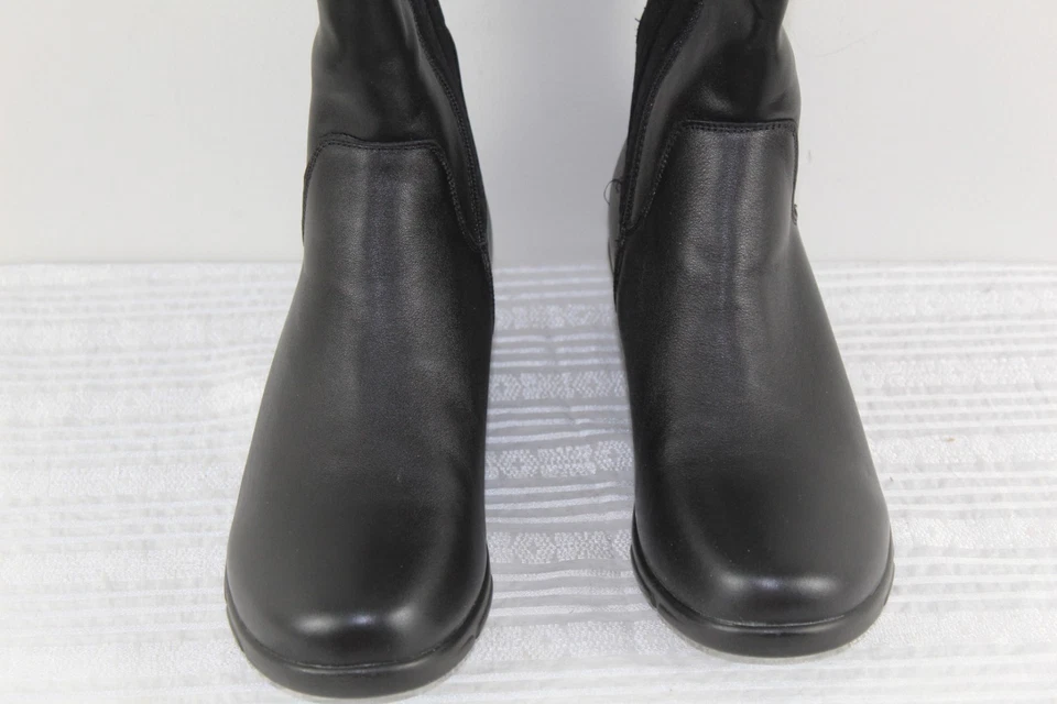 Bota de cuero Propet West hasta la rodilla para mujer 8,5 negra nueva sin caja Foto 2 de 4