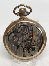 1924 10kt Gold Filled Illinois 706 19J 16s Pocket Watch Is Running 