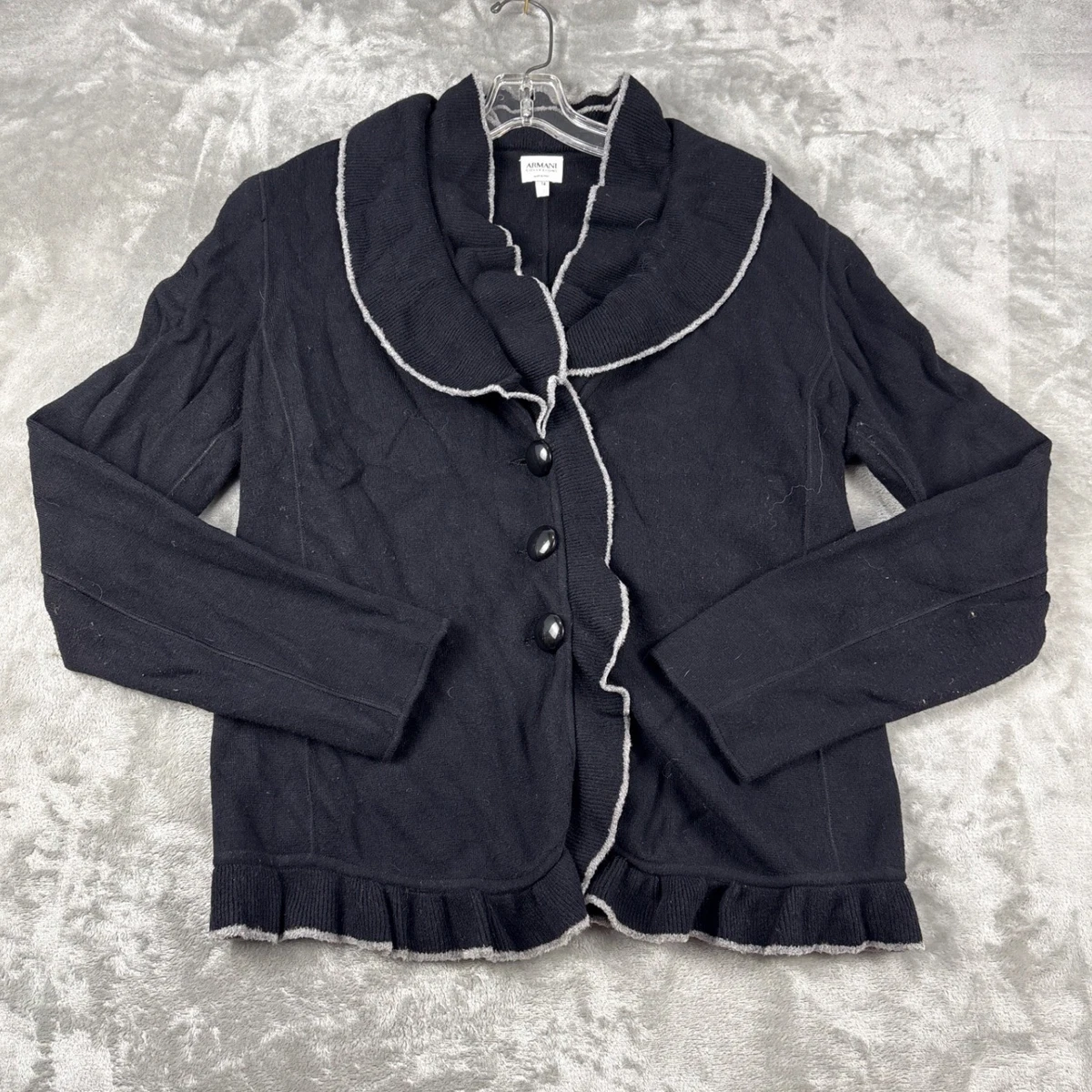 Armani Collezioni Black Cardigan Sweaters for Women for sale | eBay