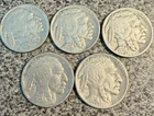 LOT OF 5 - 1928 5 CENT INDIAN HEAD BUFFALO NICKEL