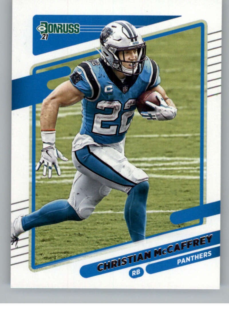 2021 DONRUSS #219 CHRISTIAN MCCAFFREY CAROLINA PANTHERS FOOTBALL