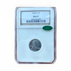 Lincoln Wheat Cent 1943-S NGC MS67 CAC Steel Small Cent