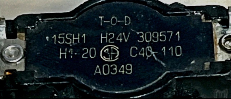 Therm-O-Disc 15SH1-309571 T-O-D Heat Sensor Relay 15SH1