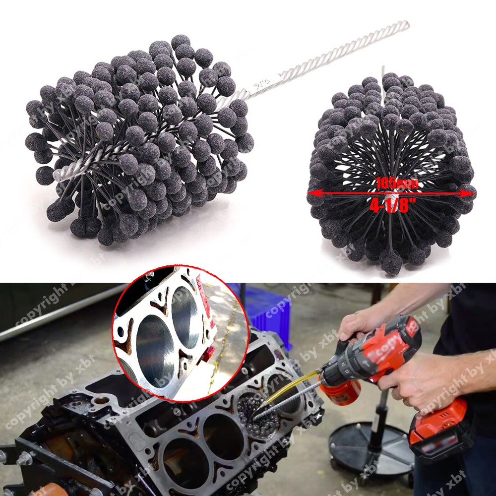 4" to 4 1/8" 100-105mm Flexible Cylinder Hone Bore Diameter Ball Engine 320 Grit