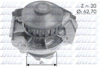 Wasserpumpe Dolz S361 KÜHlmittelpumpe Wasserkreislaufpumpe