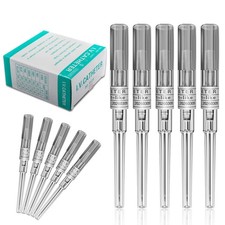 YONGDA 16G Catheter Piercing Needles 50Pcs Versatile Hollow Piercing Needles...