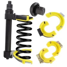 Spring Compressor Tool Macpherson Interchangeable Fork Strut Coil Extractor 