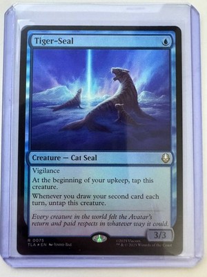 Tiger-Seal #0075 FOIL Avatar: The Last Airbender TLE TLA NM ENG MTG