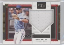 2022 Panini Three and Two Rookie Jerseys Gold 40/49 Bobby Witt Jr #RJ-BWJ 03rx