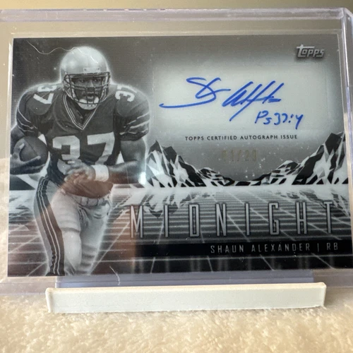 Shaun Alexander 2024 Topps Midnight Horizon NEGATIVE HZS-SA #1!! Of/ 20 🔥 Card