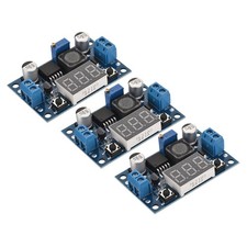 DC-DC Buck Converter Voltage Regulator LM 2596 with LED Display Voltmeter 3 Pcs