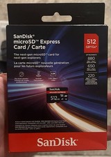 Sandisk Micro Sd Express 512GB Card Works With Nintendo Switch 2