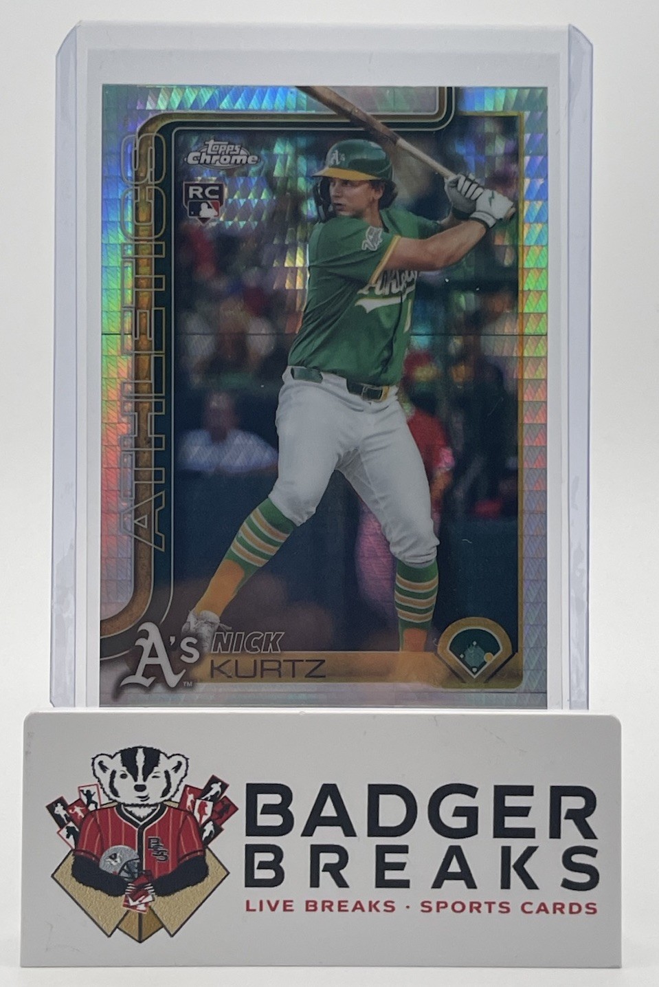 2025 Topps Chrome Update #USC178 Nick Kurtz Rookie Hyper Refractor RC BB