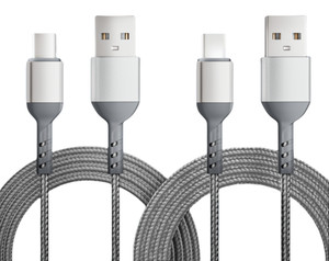 3-Pack 65W USB to Type-C Super Fast Braided Cables For iPhone Android 3ft 5ft