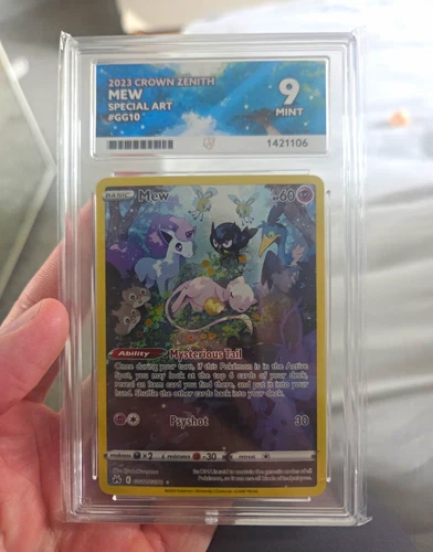 The Pokémon Company Ace Graded Mew GG10/GG70 Crown Zenith Holo Ultra Rare