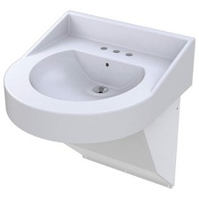 BESTCARE WH3775-09 Best,Basin,DShape,14-1/2inx12-1/2inx4in 55AF81