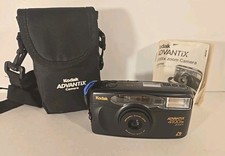   Kodak Advantix 4100ix Zoom APS Film Camera w/ Case  Manual - Vtg Y2K