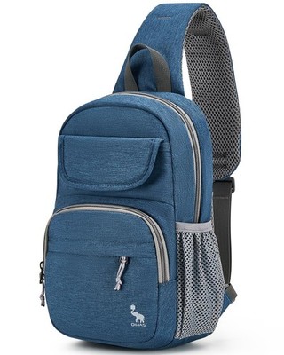 Water Resistant Crossbody Backpack for Men and Women, Large Capacity Daypack