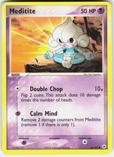Meditite 65/101 Common Hidden Legends Pokemon Lightly Played