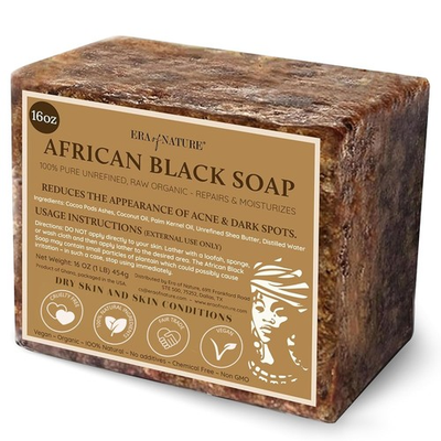 #ad #ad Raw African Black Soap PREMIUM QUALITY Organic Unrefined 100% Pure Natural Ghana $23.56