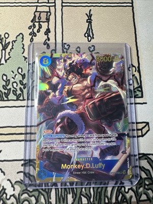 Monkey.D.Luffy OP11-118 a Fist of Divine Speed Foil Secret Rare Card
