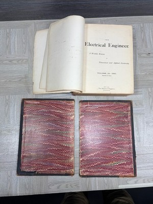1890 The Electrical Engineer Vol IX Tesla Westinghouse AC Power Dynamo Weekly