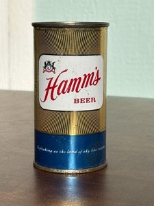 Old Vintage 1950's Hamm's Beer Flat Top Can 11 ounce oz Refreshing As California