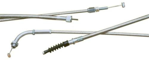 Motion Pro 65-0283 Braided Stainless Steel / Chrome Armor Coated Choke Cable - Picture 1 of 3