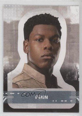 2019 Topps Star Wars Rise of Skywalker Series 1 Character Stickers Finn 0p64