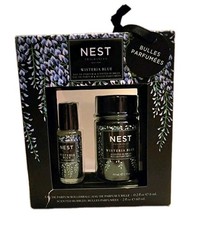 NEST Fragrances Wisteria Blue Eau de Parfum  Scented Bubbles Set 0.2oz/2oz, NIB