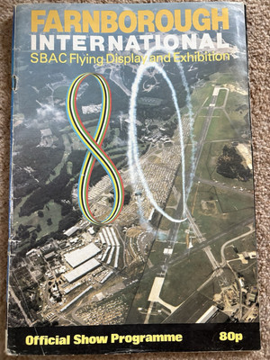 Farnborough 80 Guide & Programm - Farnborough Airshow 1980 Official Air Show