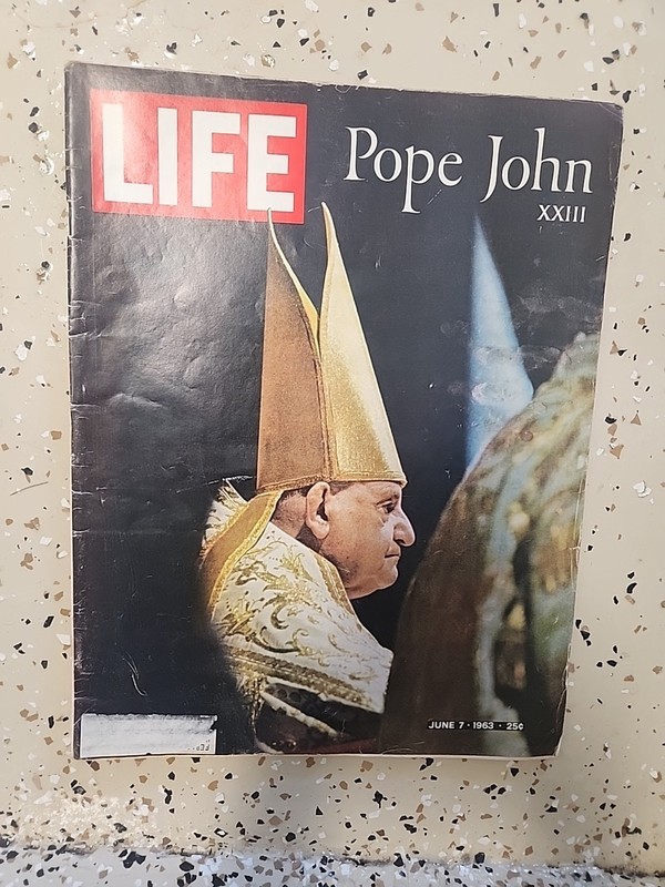 Life Magazine June 7 1963 Birthday Anniversary Gift Pope John XXIII