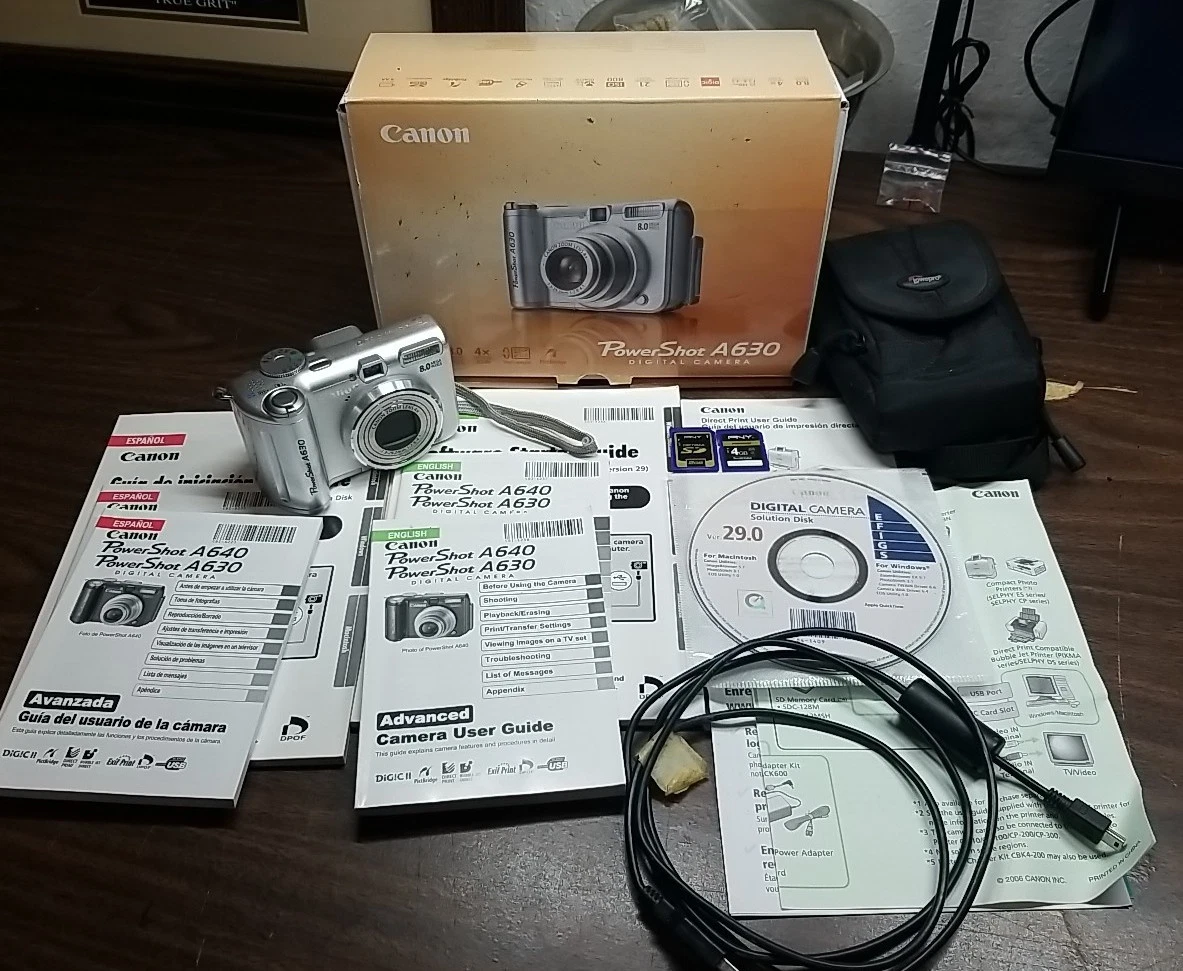 Preços baixos em Câmeras digitais Canon PowerShot A630 | eBay