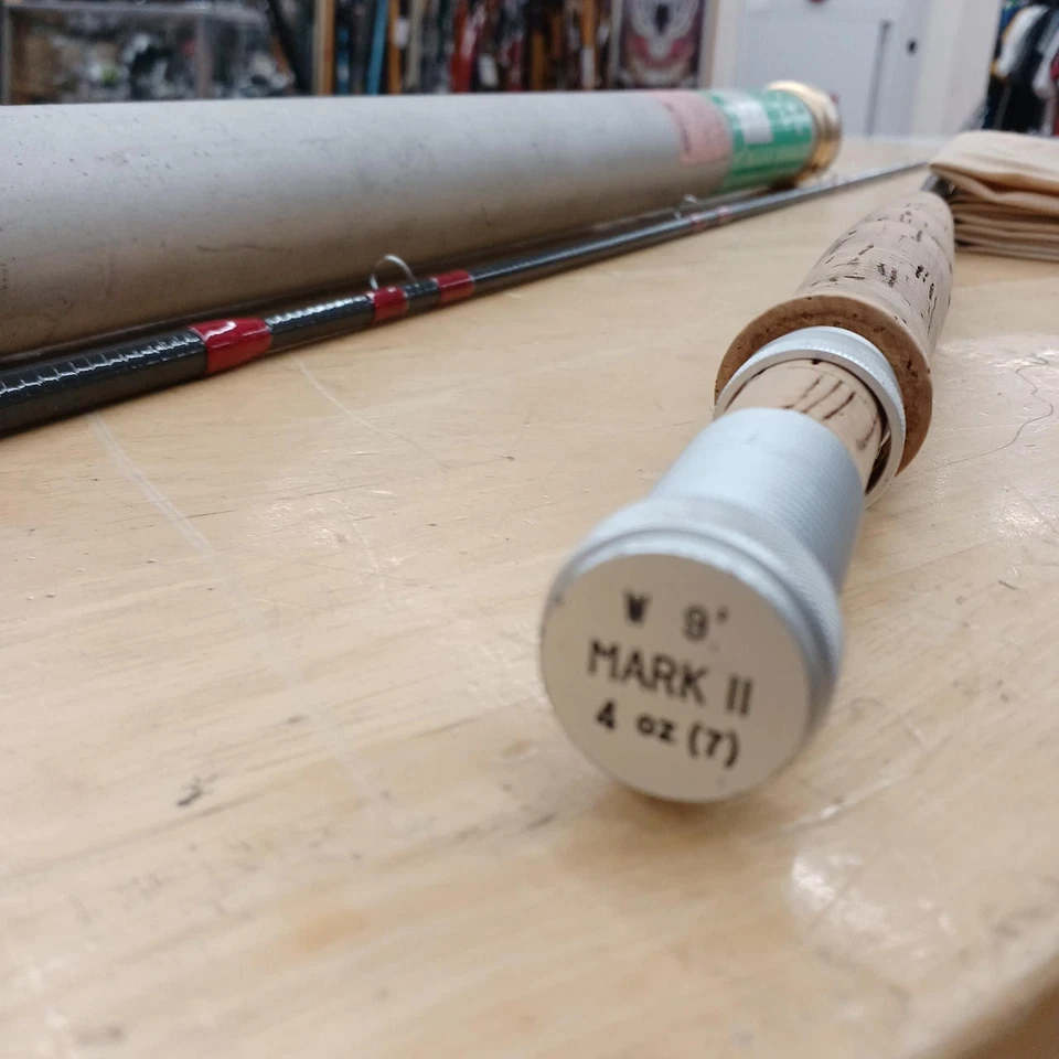 Barra de mosca Orvis Graphite Mark2 usada Foto 3 de 4