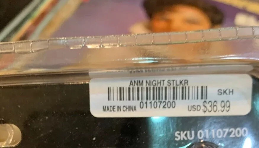 Adult Scary Night Stalker Opening Mouth Animotion Costume Mask  - Image 3 of 4