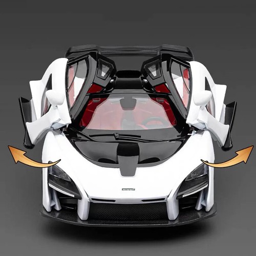 1:24 Mclaren Senna Sport Diecast Car Model Simulation Sound Light Kid Gift NEW - Picture 1 of 23