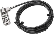 Amazon Basics Combination 6Foot Carbon Steel Cable Lock Laptop PC Monito