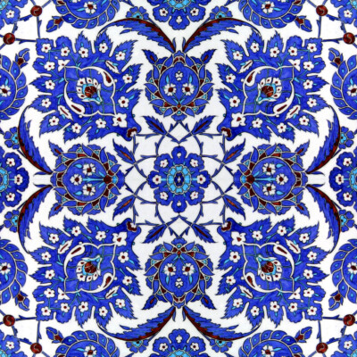 Turkish pattern 16th century design Ceramic Tiles #2658