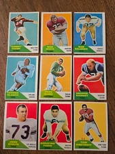 1960 FLEER FOOTBALL YOU PICK #2 - #131 ****FREE SHIPPING****