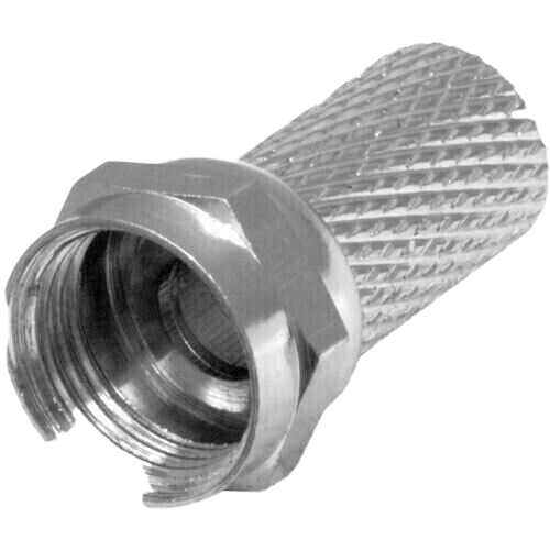 Pack of 20 F type Plug F Connector Screw On TV Satellite Aerial RG6 CT100 Cable
