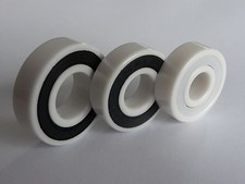 ** 1x łożysko kulkowe 608-2RS/Full-Ceramic, tlenek cyrkonu ZRO2, .... 8x22x7 mm ....*NOWE*