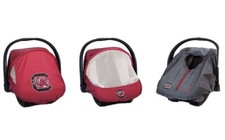 NCAA USC GAMECOCKS Car Seat Carrier Cover Combo Pack Sun/Bug  Lightweight