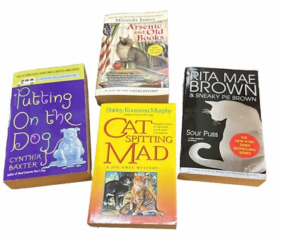 Set Of Four Mystery Paperbacks Authors: James Baxter Brown Murphy (BB16)