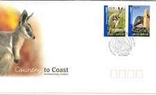 AUSTRALIA 2007-COUNTRY TO COAST INTERNATIONAL STAMPS FIRST DAY COVER UNADDRESSED