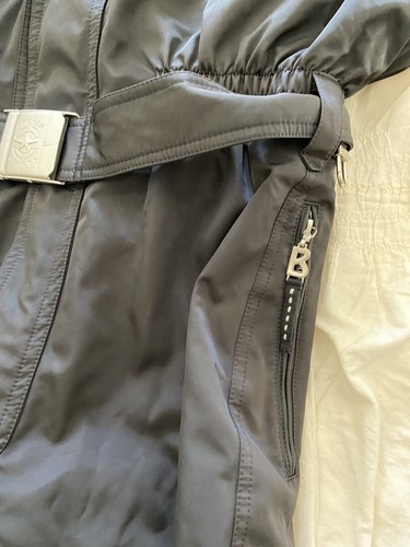 Bogner Black One Piece Belted & Hooded Ski Snowboard Suit Men's EU 44 $1200 - Picture 9 of 12
