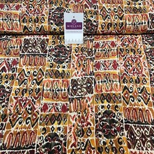 Gorgeous multi colour radiance aztec viscose Dress Fabric M1854