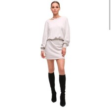 N:philanthropy  Alexandria Dress Russet Distressed Beige Grey  M NWT $188