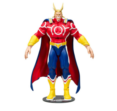 McFarlane Toys My Hero Academia All Might Silver Age Gamestop Exclusive