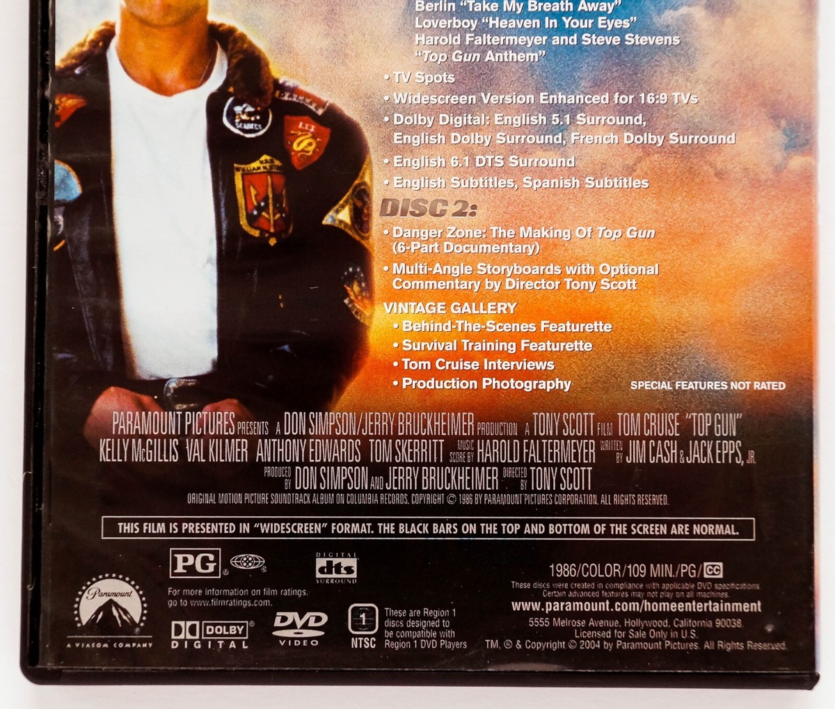 Top Gun (Widescreen Special Collector's Edition) DVD Tom Cruise